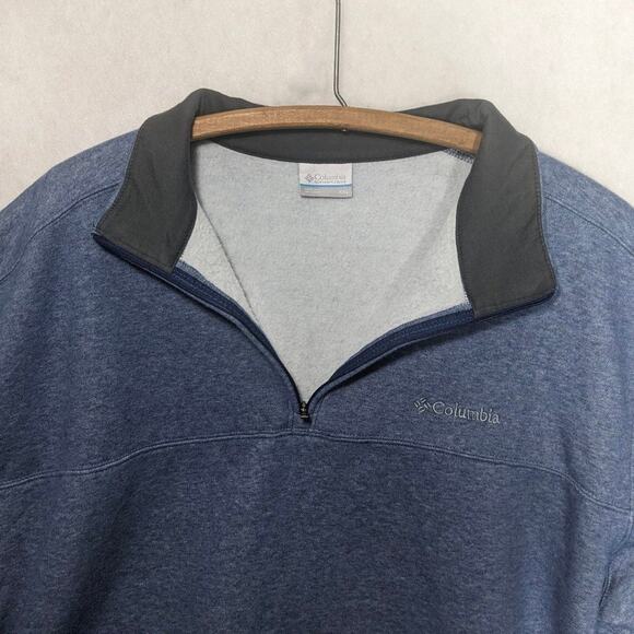 COLUMBIA Hart Mountain LL Half zip Fleece Sweatshirt Mens Size XXL - Picture 4 of 10